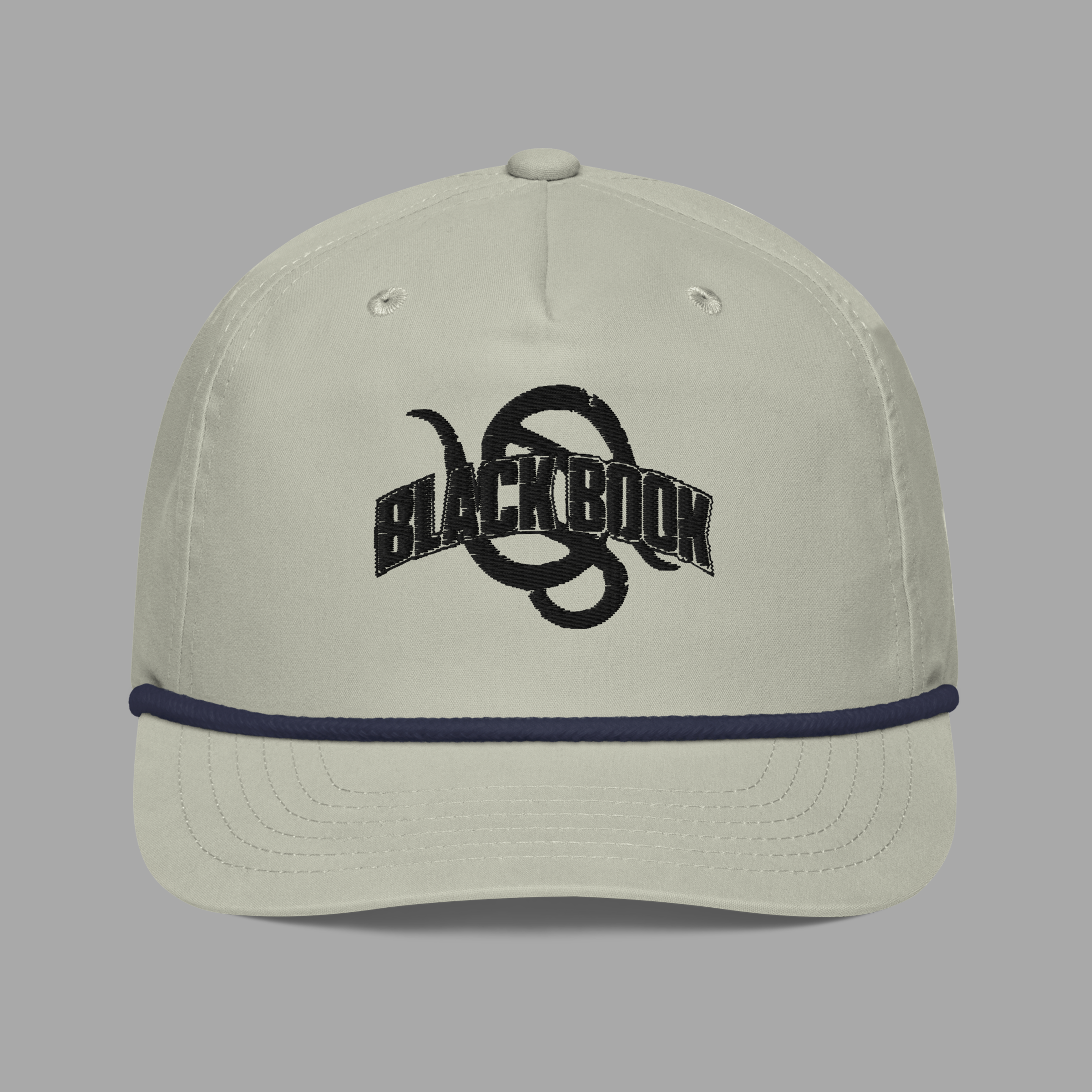SNAKE - BLACK - Classic rope cap