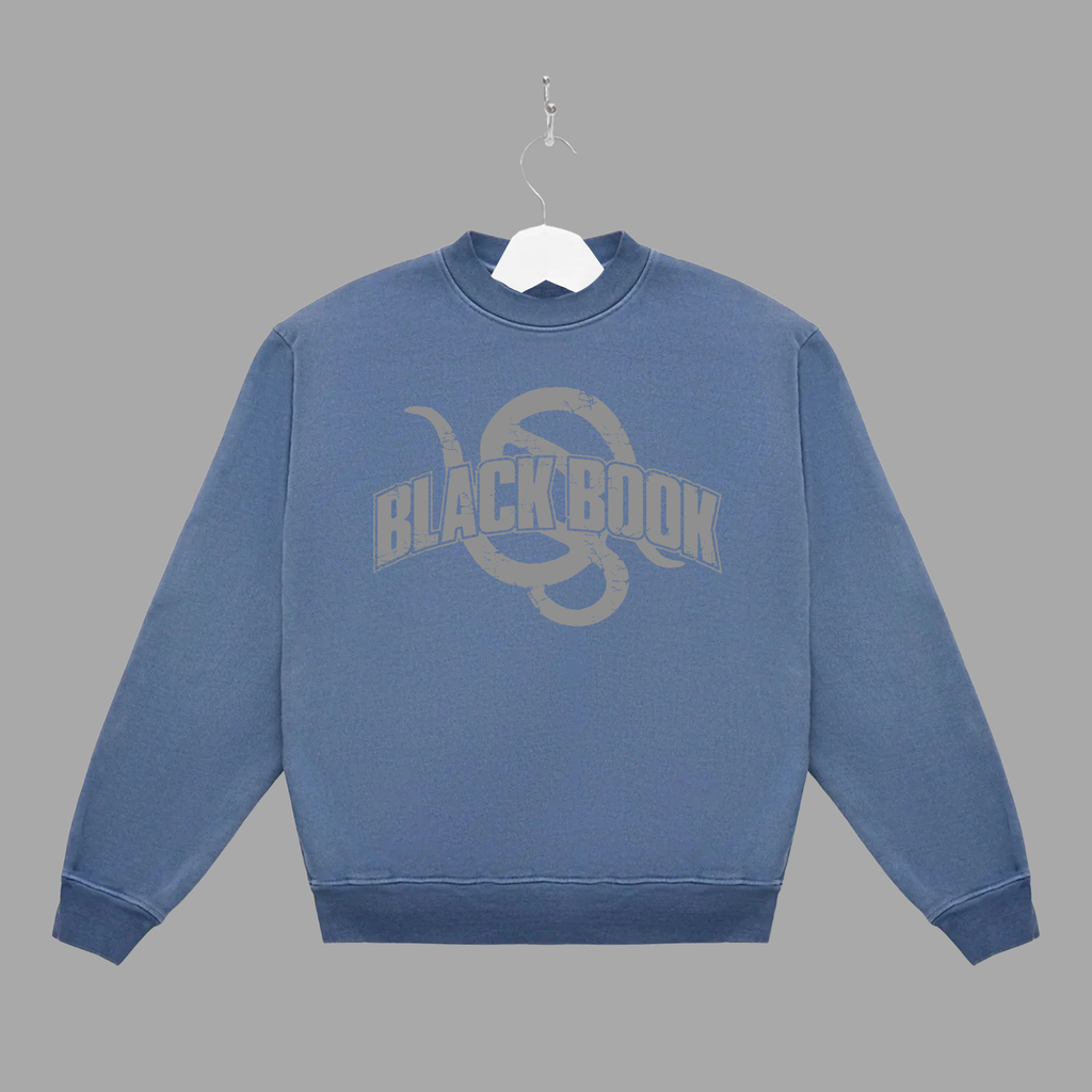 SNAKE - GREY - CREWNECK - "PREMIUM-BOX FIT"