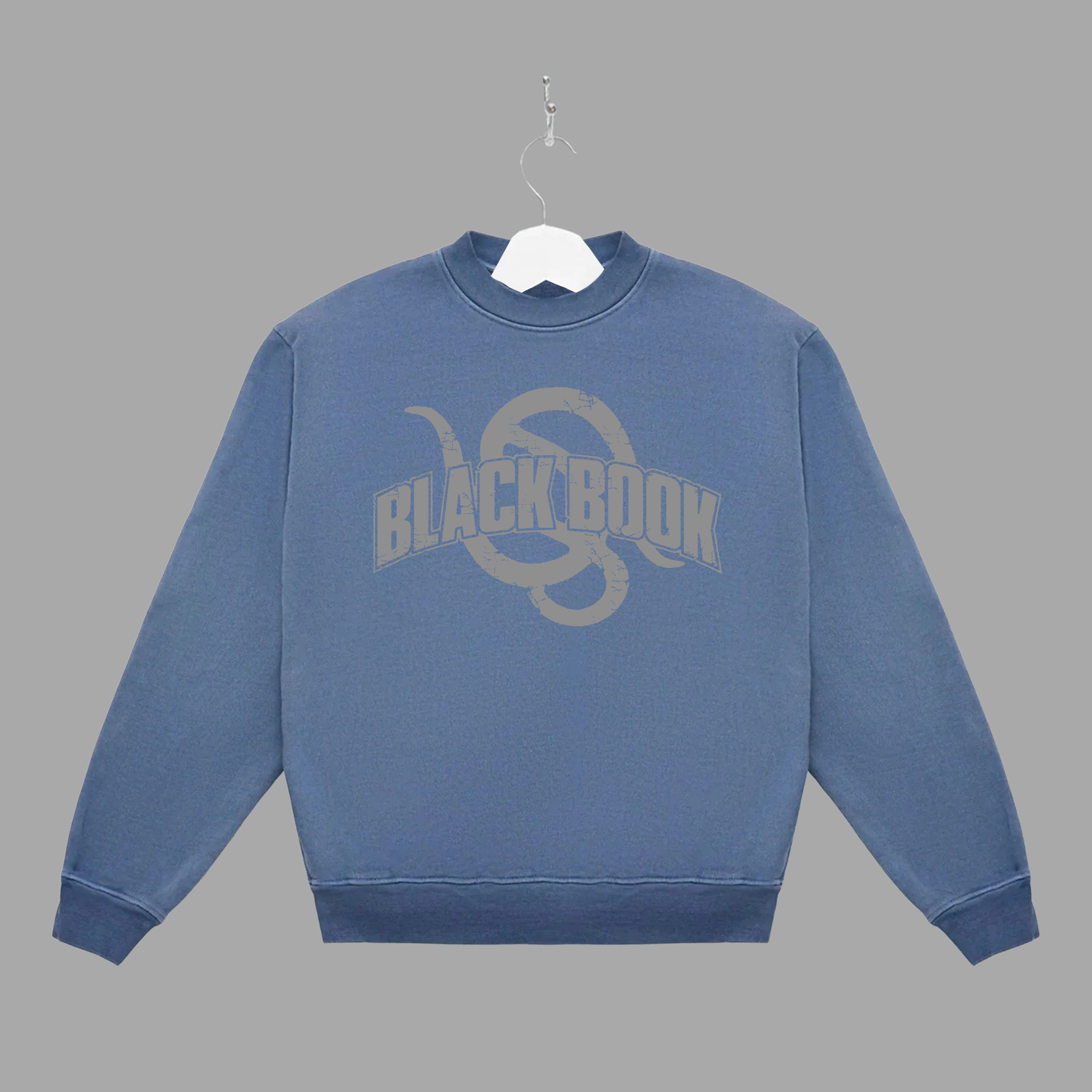 SNAKE - GREY - CREWNECK - "PREMIUM-BOX FIT"