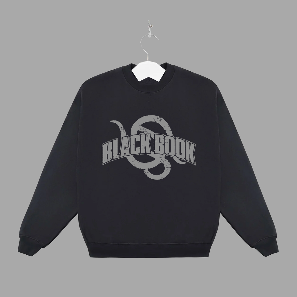 SNAKE - GREY - CREWNECK - "PREMIUM-BOX FIT"