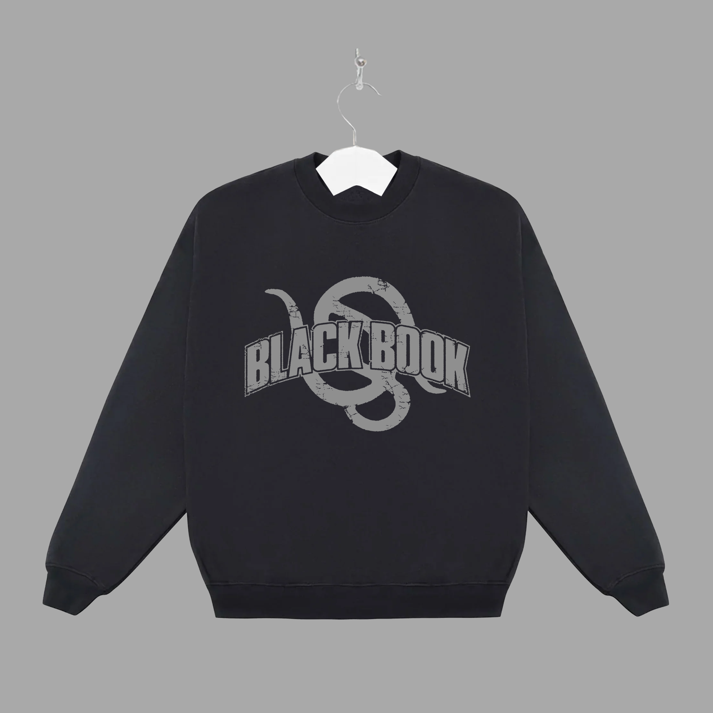 SNAKE - GREY - CREWNECK - "PREMIUM-BOX FIT"