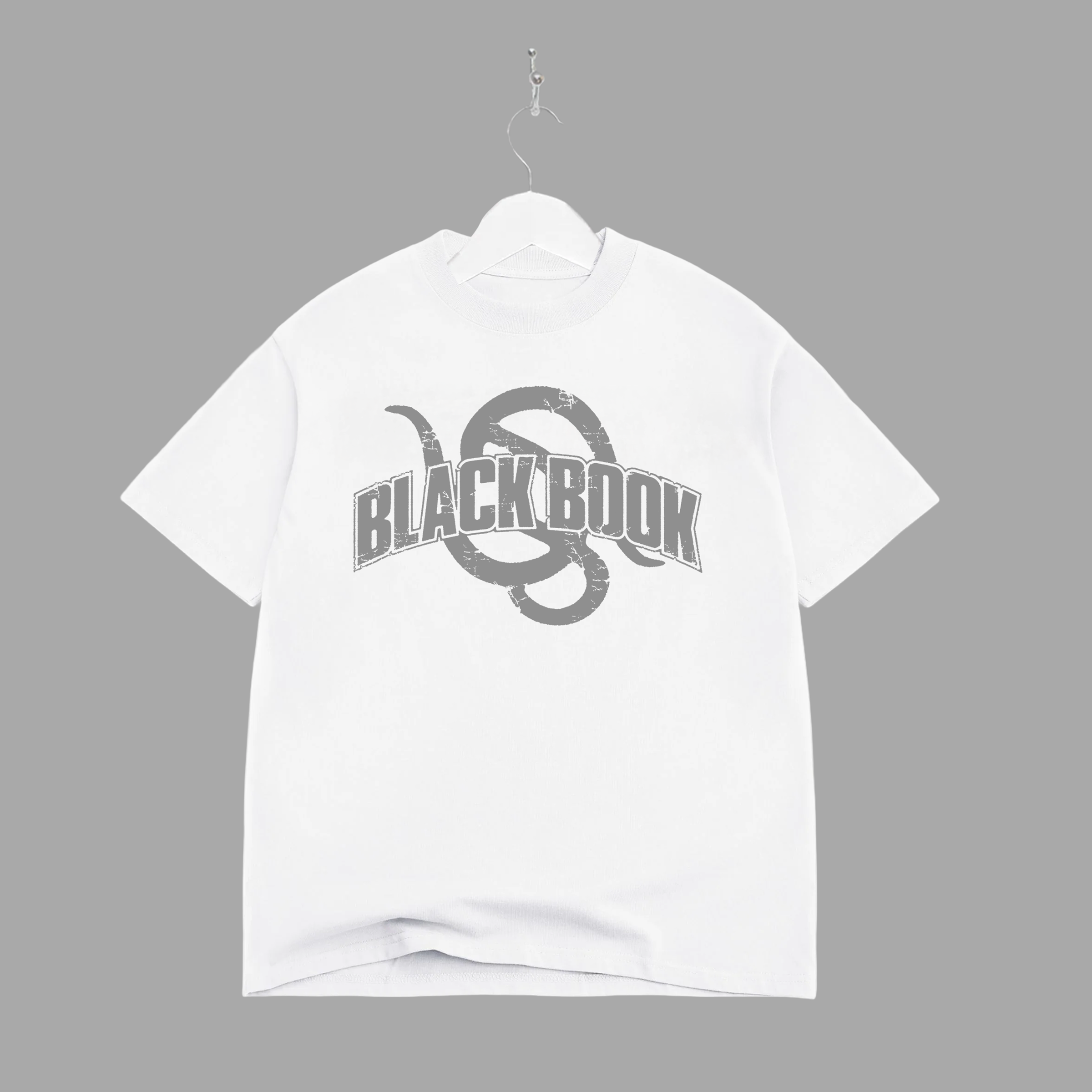 SNAKE - GREY - TEE - "PREMIUM-BOX FIT"