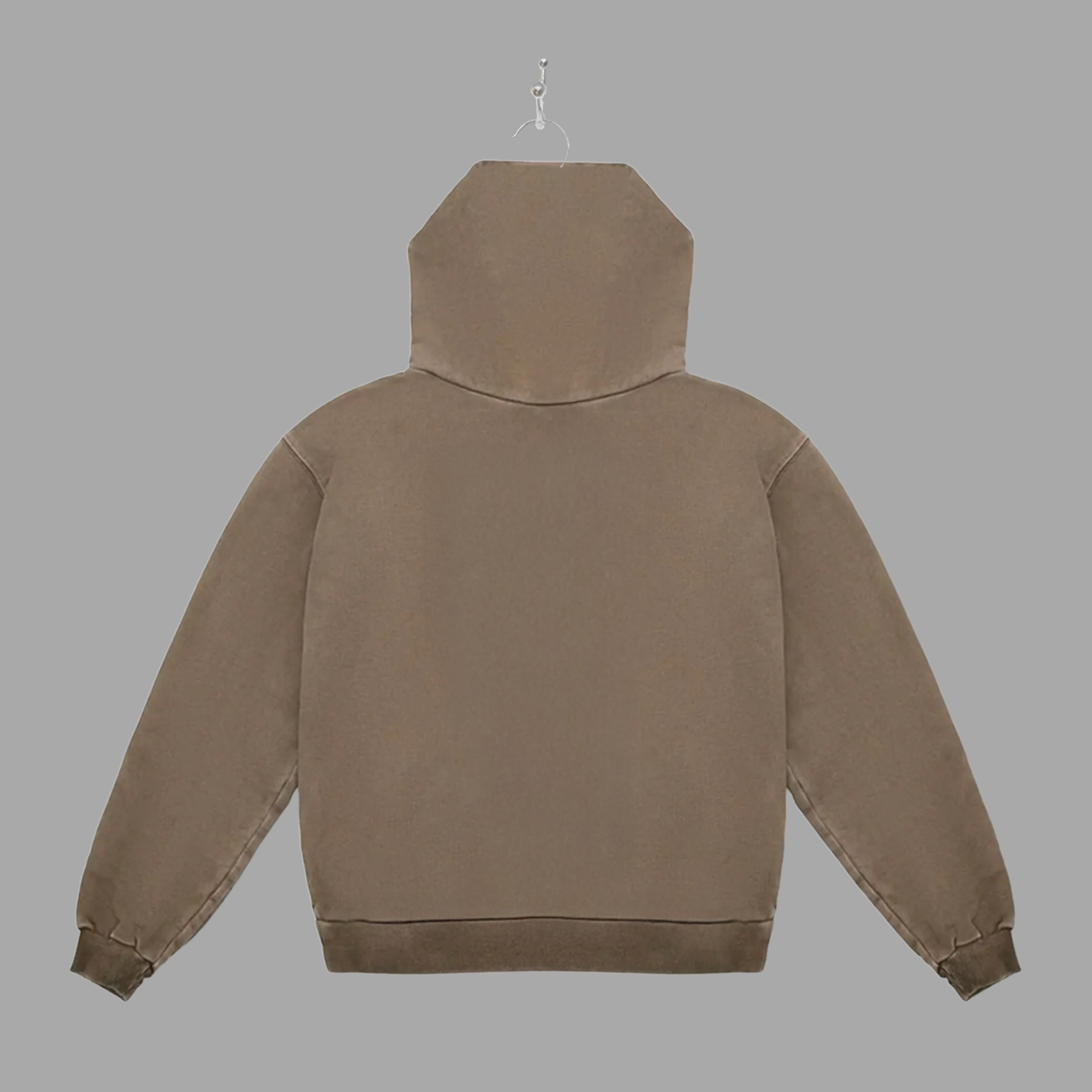 SNAKE - GREY - HOODIE - "PREMIUM-BOX FIT"