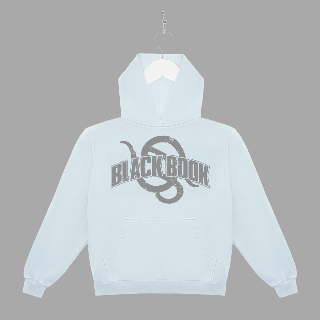 SNAKE - GREY - HOODIE - "PREMIUM-BOX FIT"