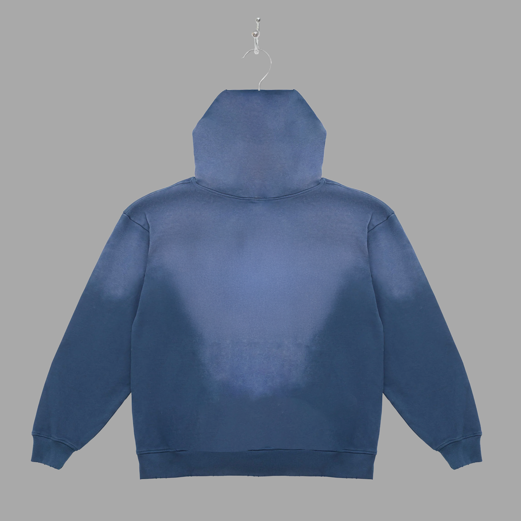 SNAKE - GREY - HOODIE - "PREMIUM-BOX FIT"
