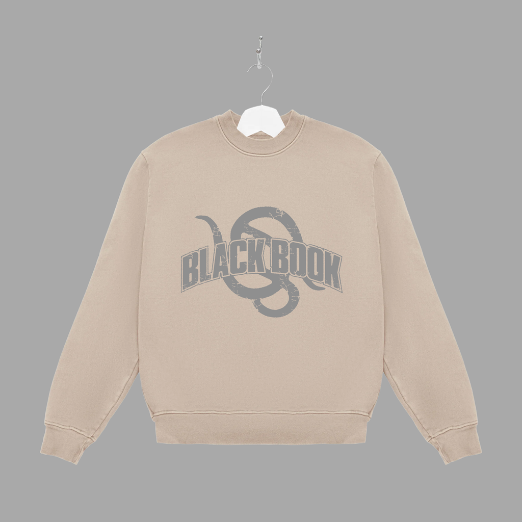 SNAKE - GREY - CREWNECK - "PREMIUM-BOX FIT"