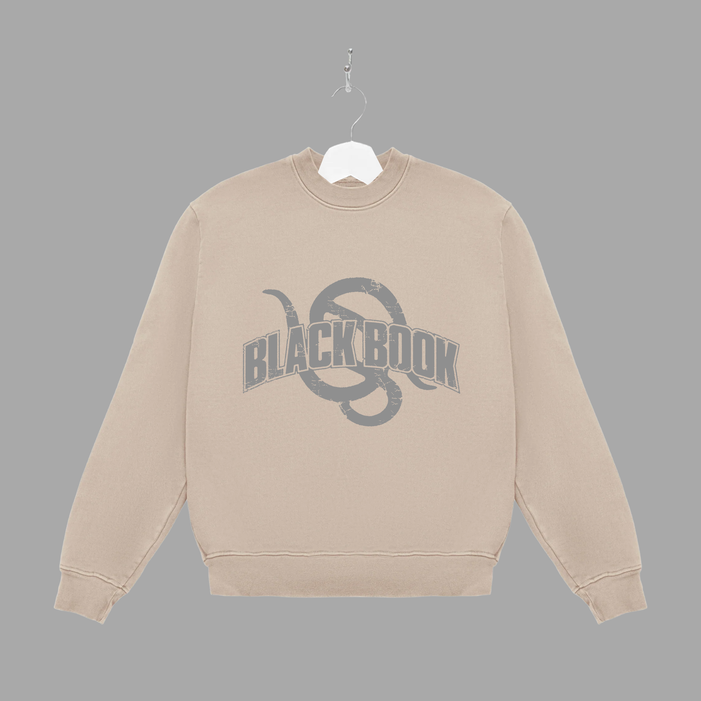 SNAKE - GREY - CREWNECK - "PREMIUM-BOX FIT"