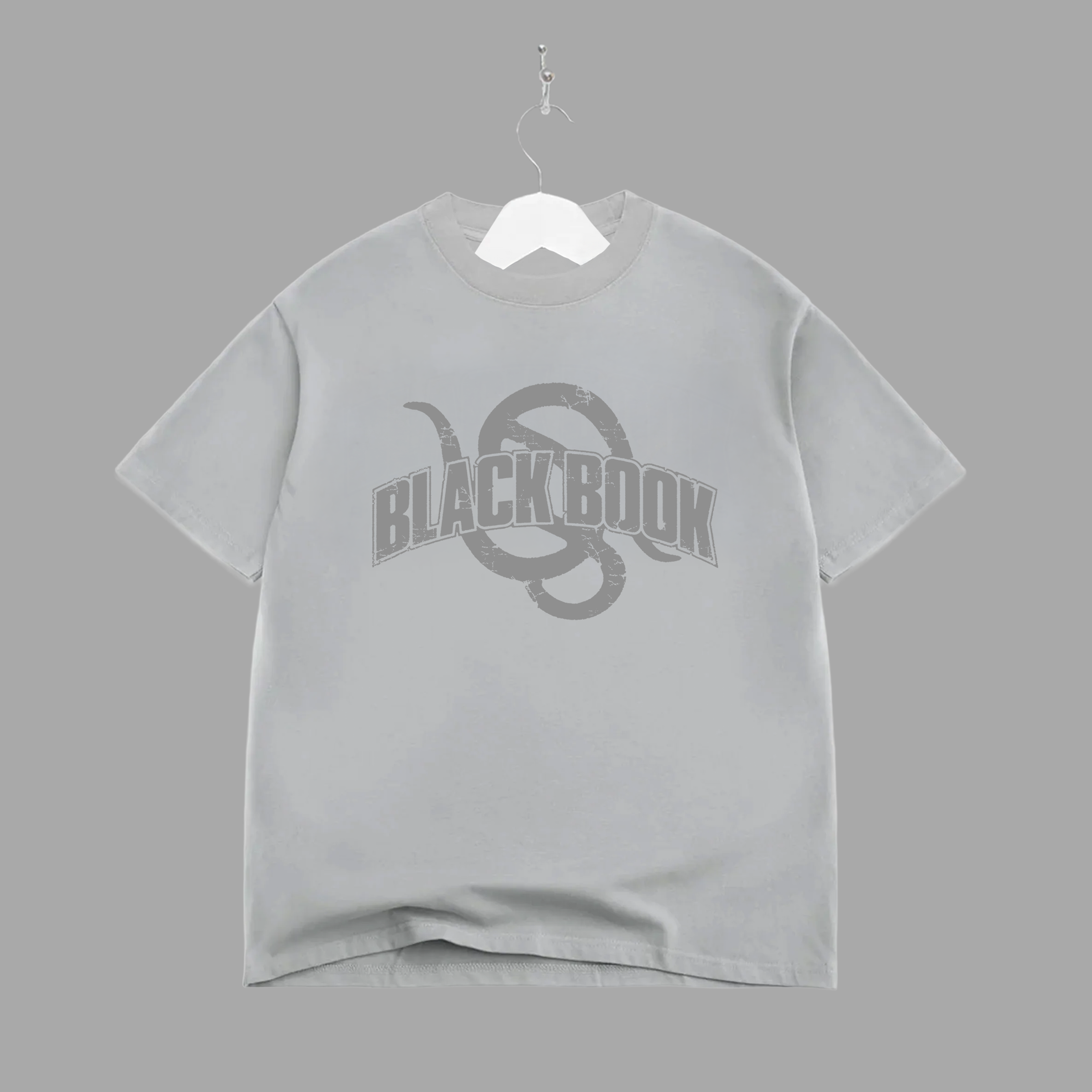 SNAKE - GREY - TEE - "PREMIUM-BOX FIT"