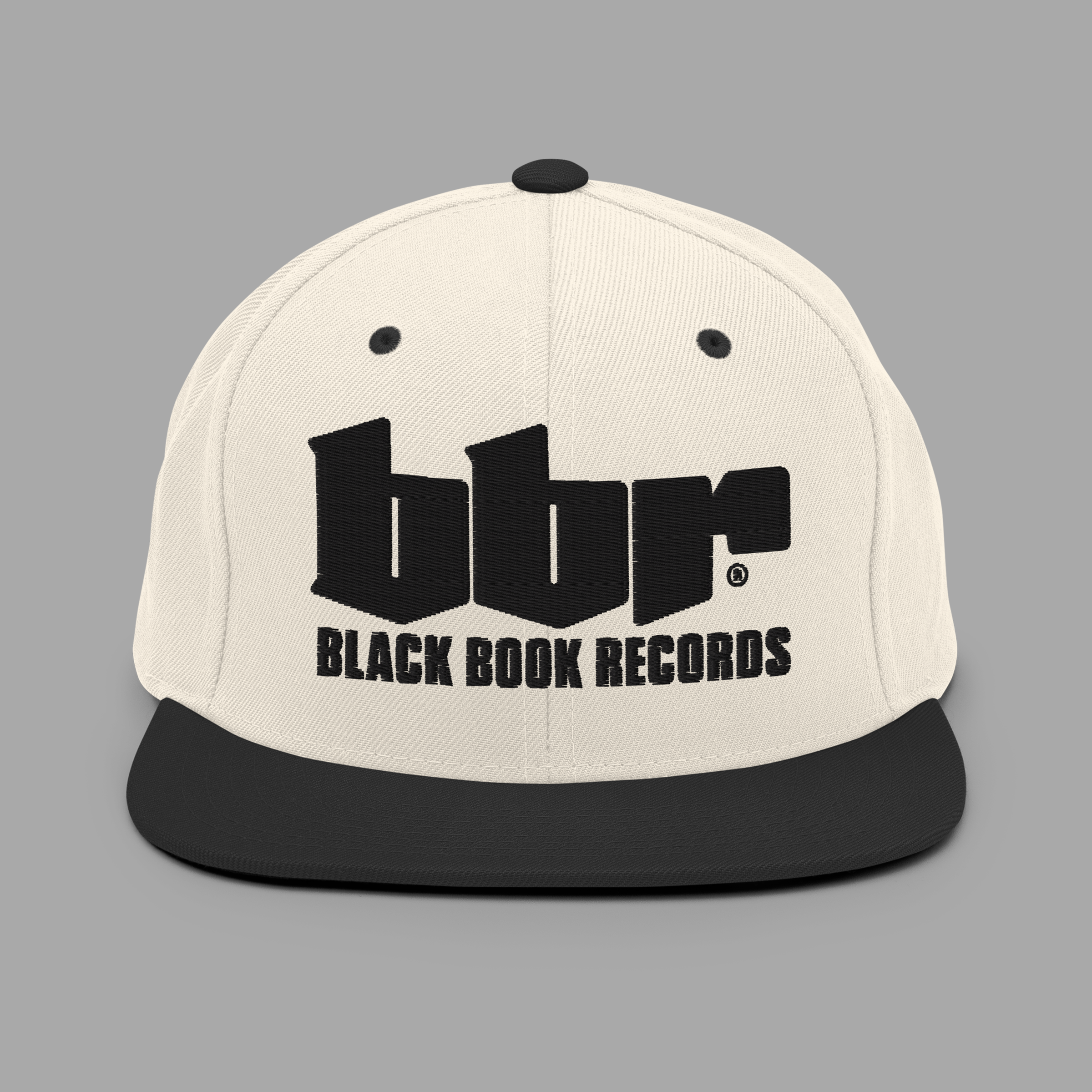BBR - BLACK - Structured - 6 panel - Snapback Hat
