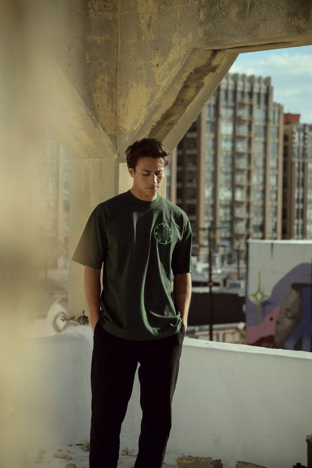 Green Circle Tee - "PREMIUM" OVERSIZED FIT