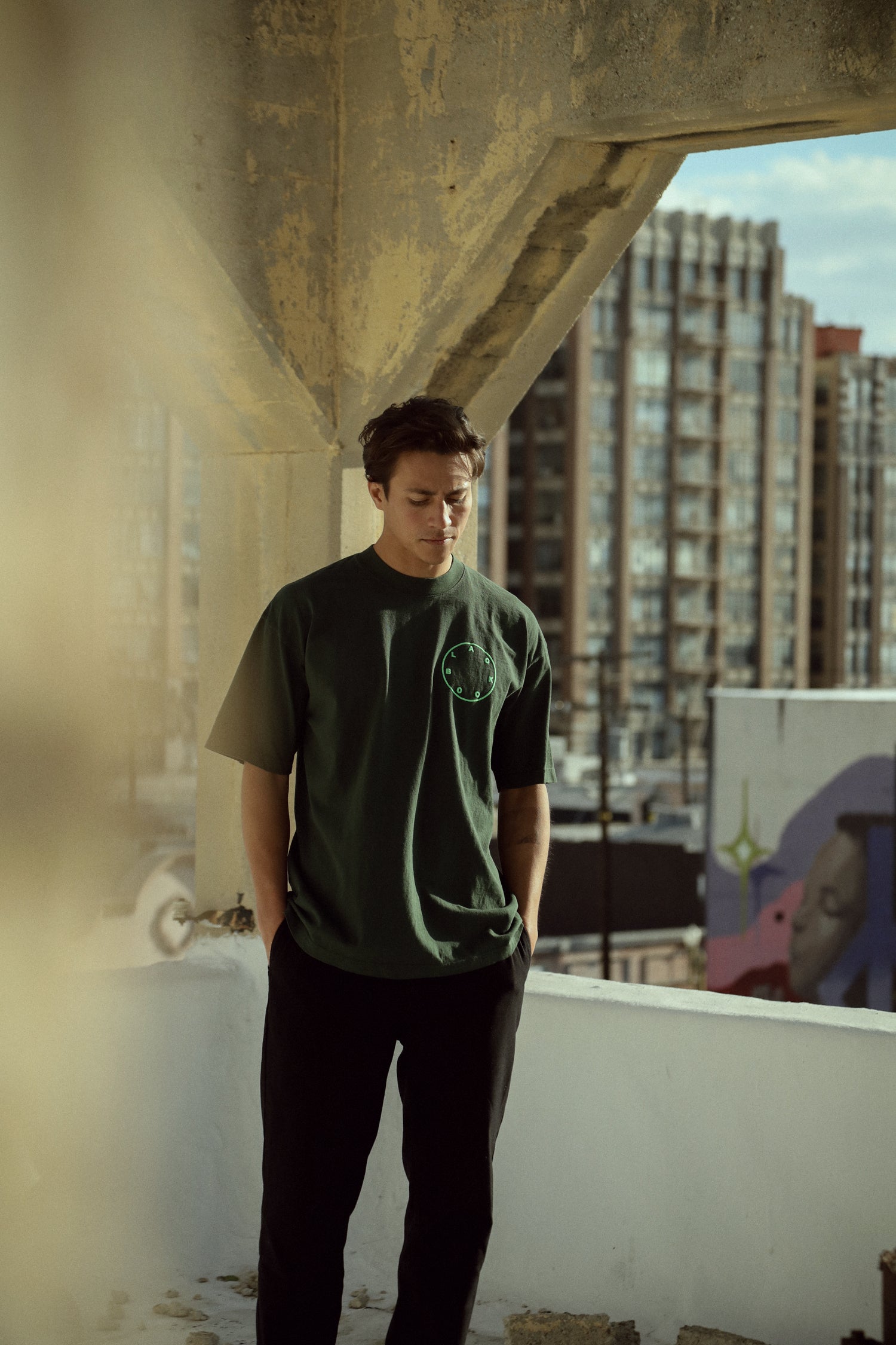 Green Circle Tee - "PREMIUM" OVERSIZED FIT