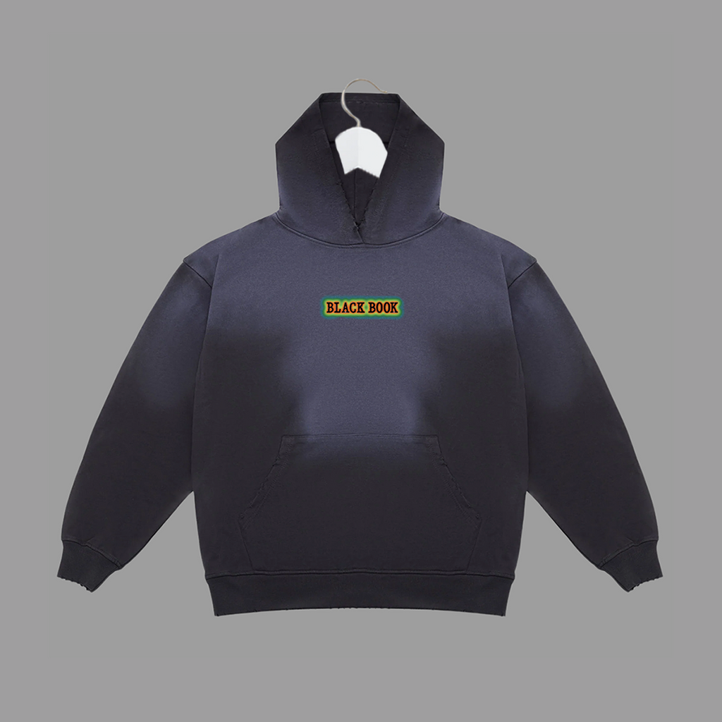 THERMAL HANDS HOODIE (POTASSIUM BLACK) - "PREMIUM-BOX FIT"