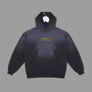 "PREMIUM-BOX FIT" THERMAL HANDS HOODIE (POTASSIUM BLACK)