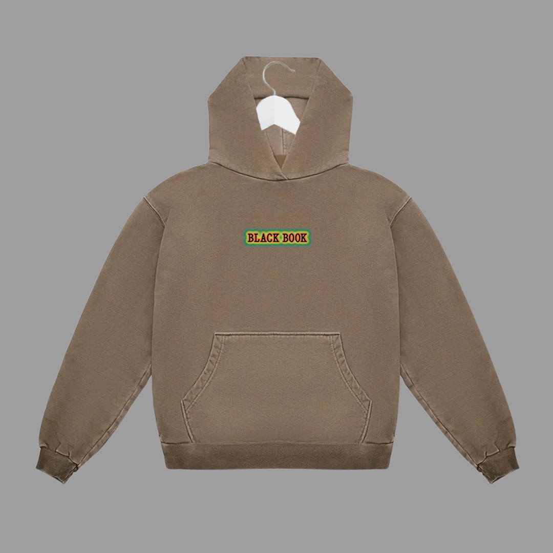 THERMAL HANDS HOODIE (BROWN) - "PREMIUM-BOX FIT"