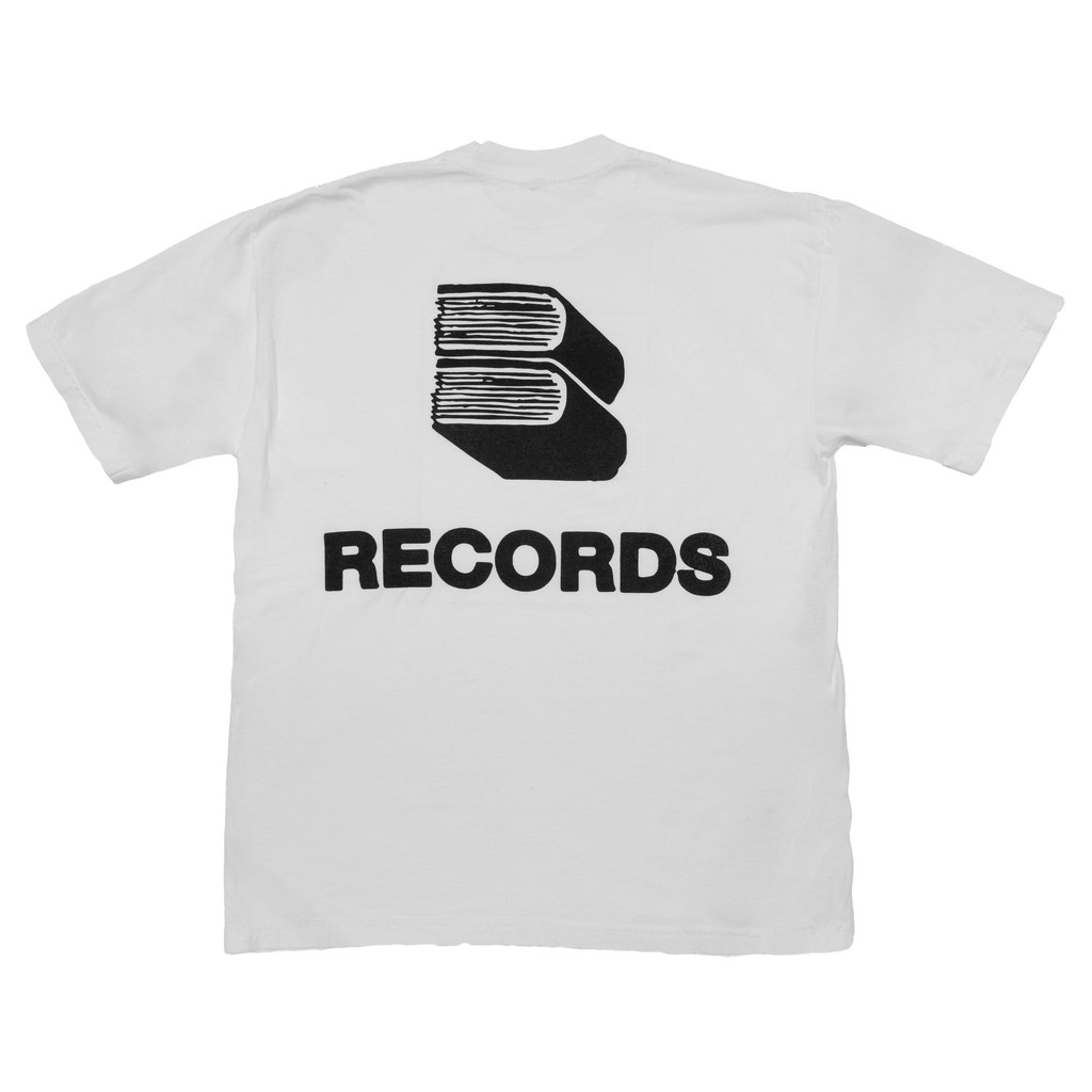 RECORDS BOOK TEE - BLACK/WHITE - "PREMIUM" OVERSIZED FIT