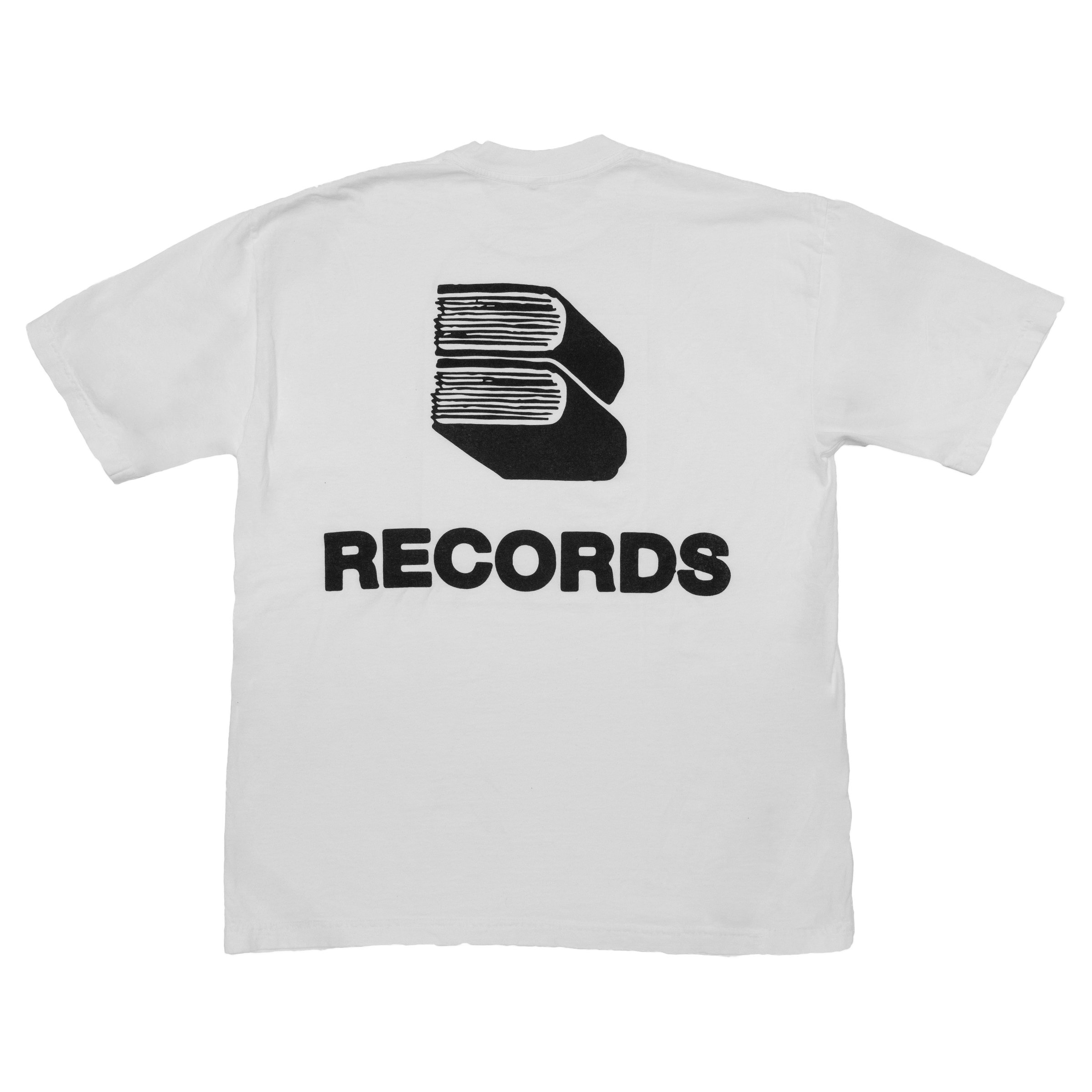 RECORDS BOOK TEE - BLACK/WHITE - "PREMIUM" OVERSIZED FIT