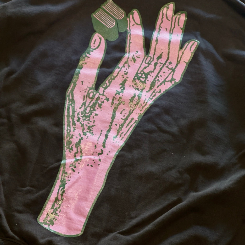 B HAND - PURPLE TEE - "PREMIUM-BOX FIT"