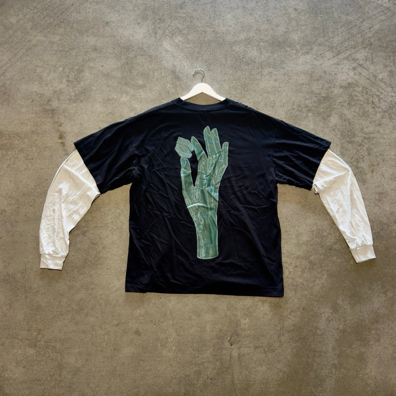 B HAND - GREEN - BLACK/WHITE 2FER "PREMIUM-BOX FIT"