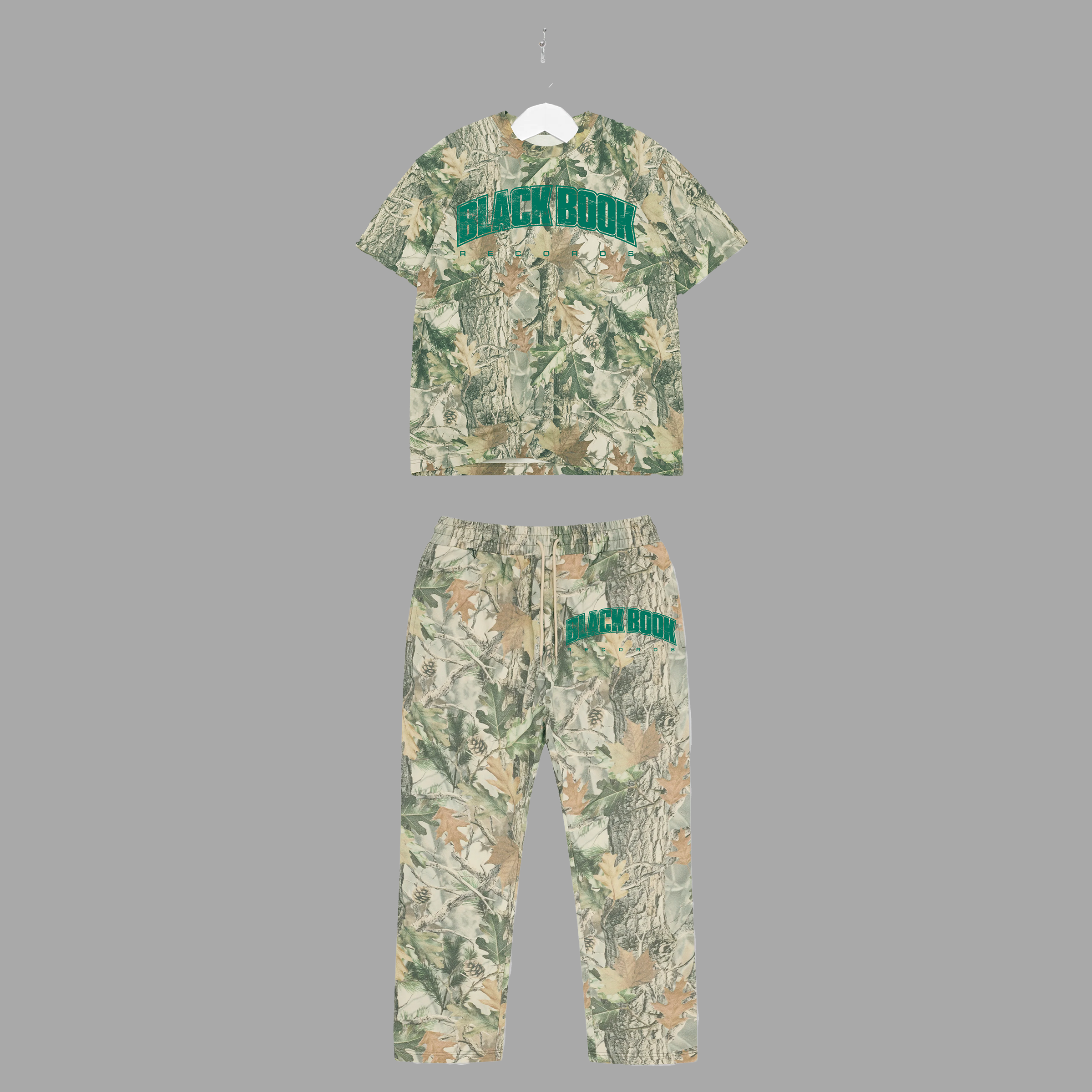 BLACK BOOK UNI - GREEN (CAMO) - PANTS/TEE BUNDLE