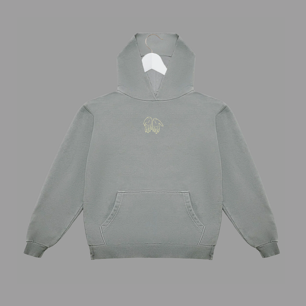 THE BLACK BOOK HOODIE (GRAY) - "PREMIUM-BOX FIT"