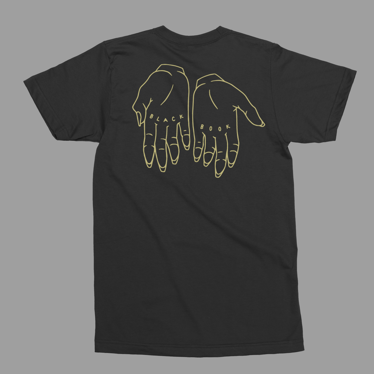 HANDS TEE - GOLD/ BLACK - "TRADITIONAL FIT"