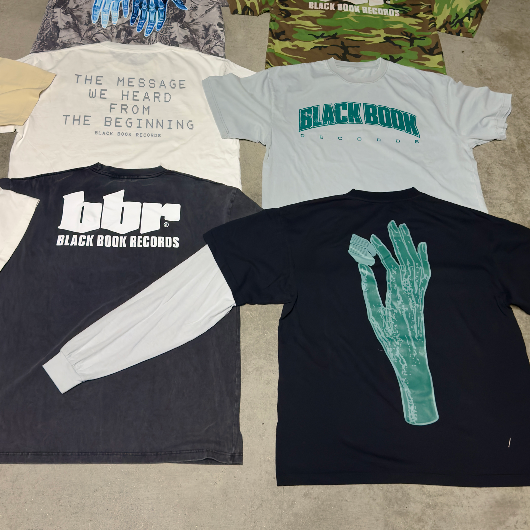 B HAND - GREEN - BLACK/WHITE 2FER "PREMIUM-BOX FIT"