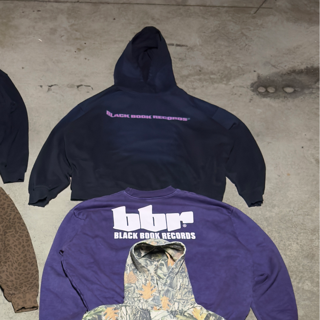 B HAND - PURPLE - HOODIE - "PREMIUM-BOX FIT"