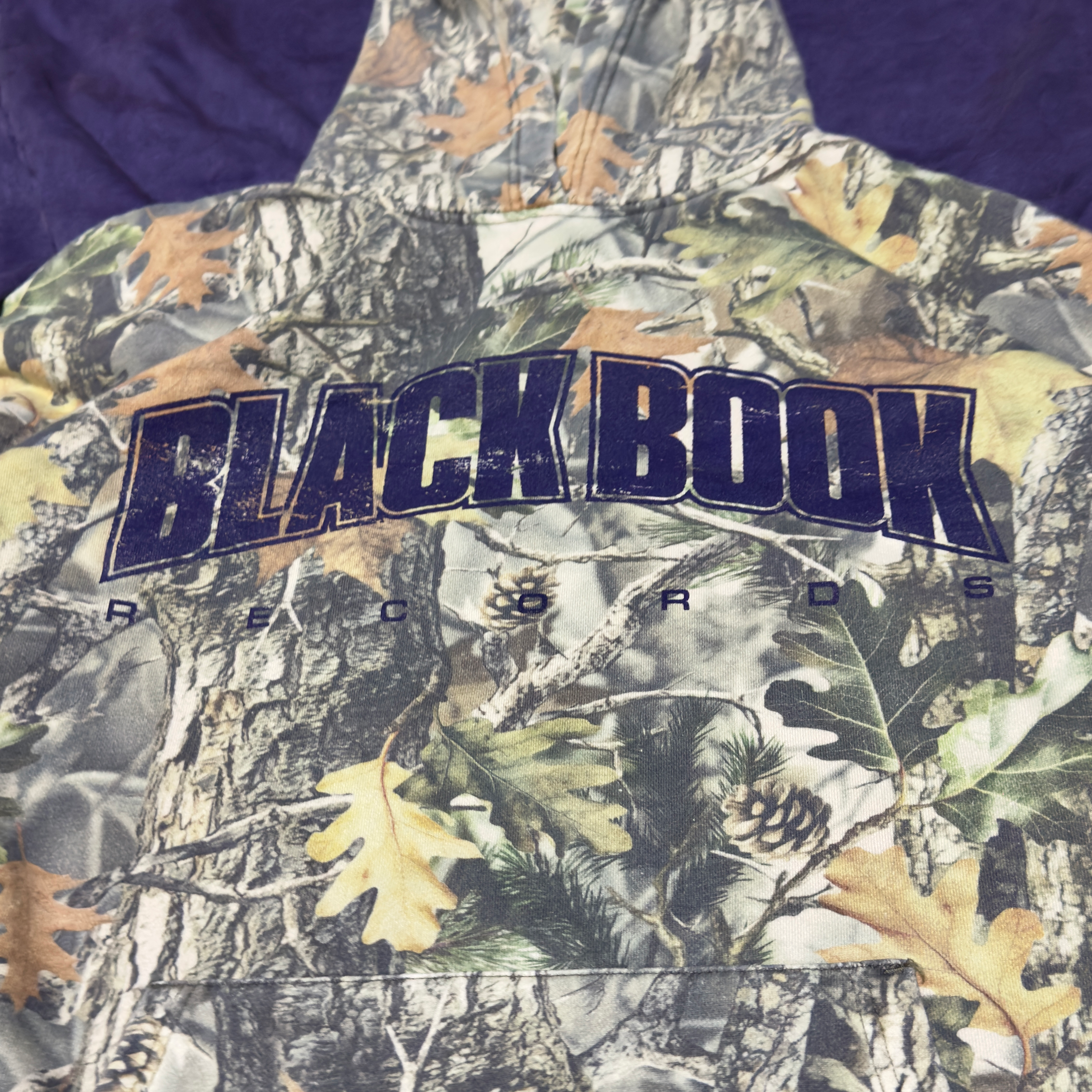 BLACK BOOK UNI - NAVY - HOODIE - "PREMIUM-BOX FIT"