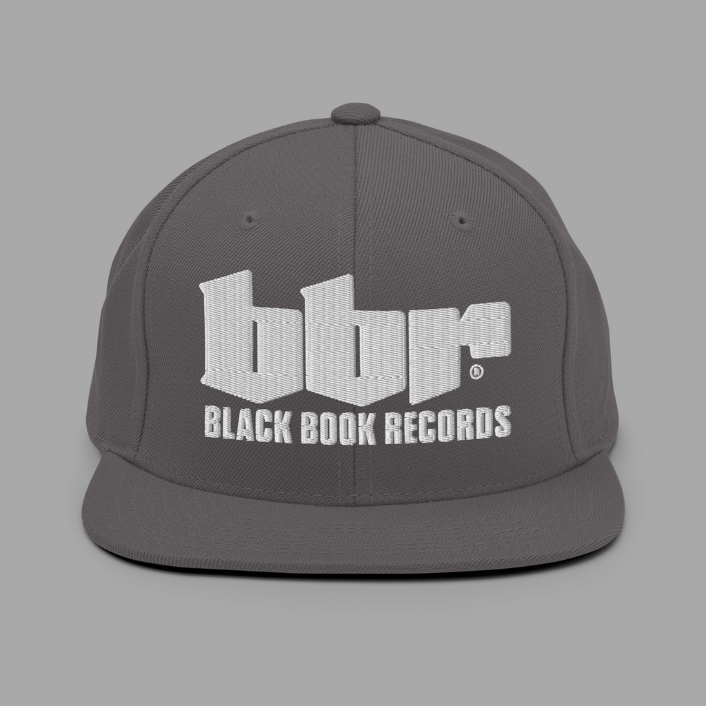 BBR - GREY - Structured - 6 panel - Snapback Hat