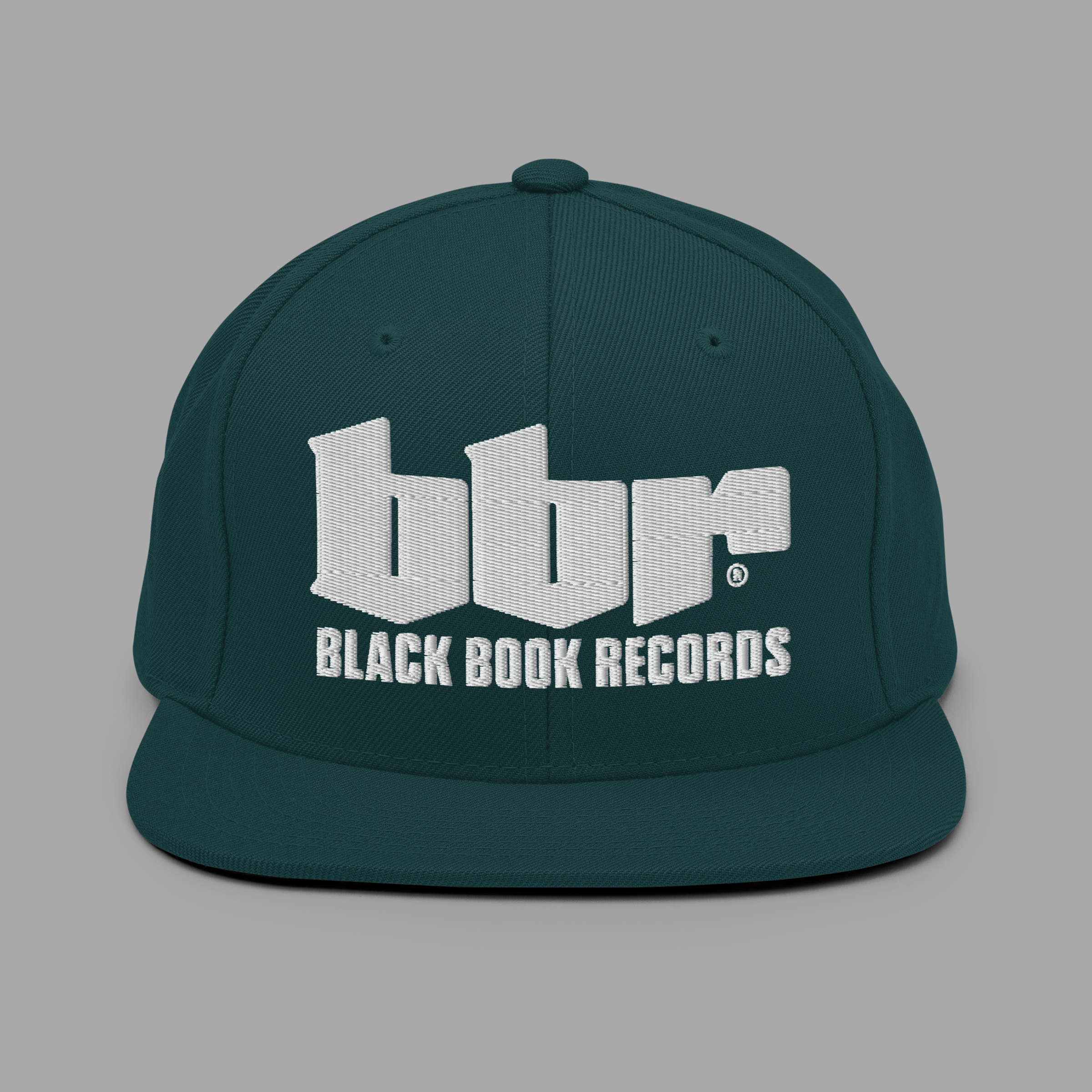 BBR - GREY - Structured - 6 panel - Snapback Hat