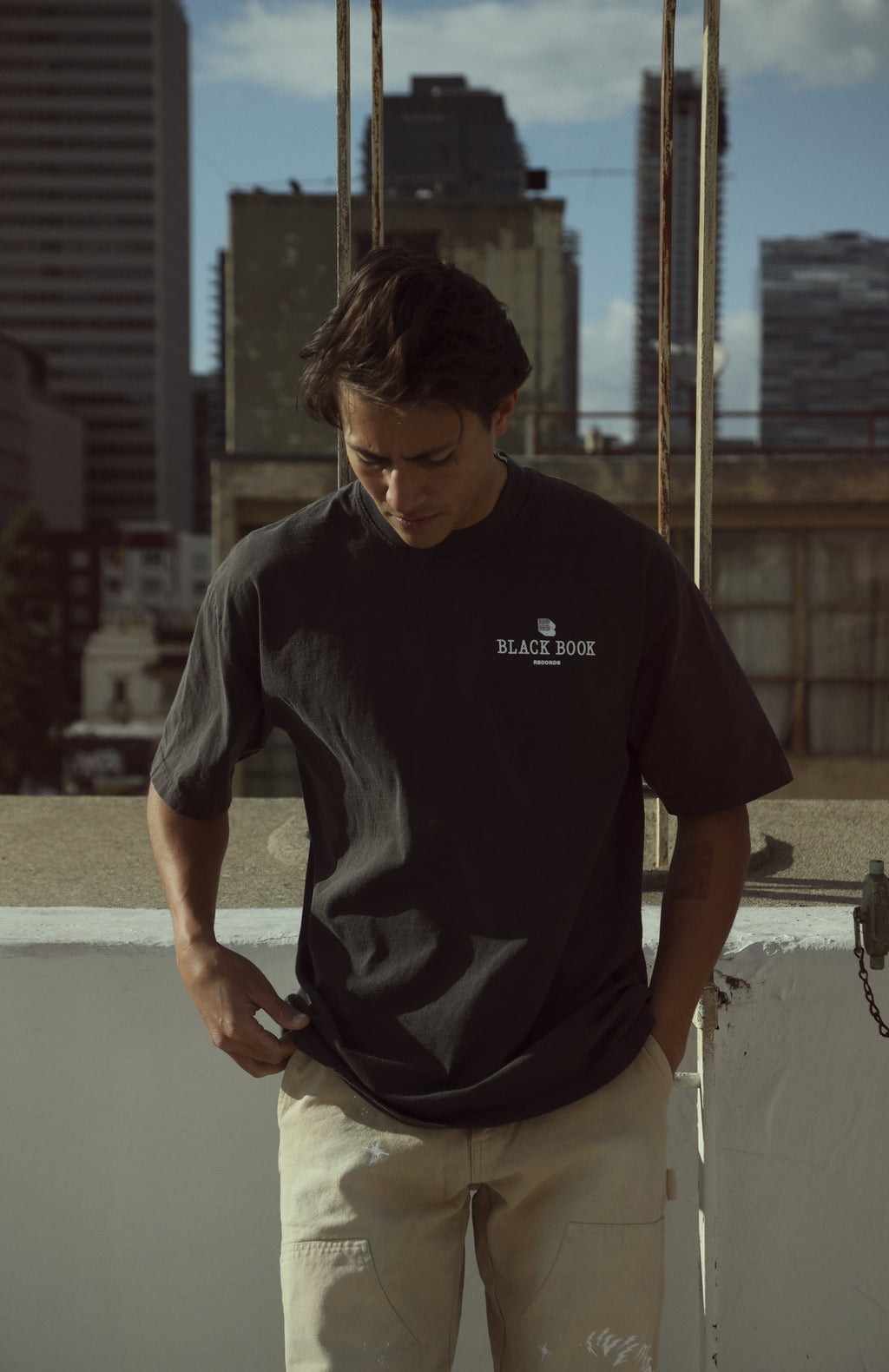 Hand Print Tee -"PREMIUM" OVERSIZED FIT