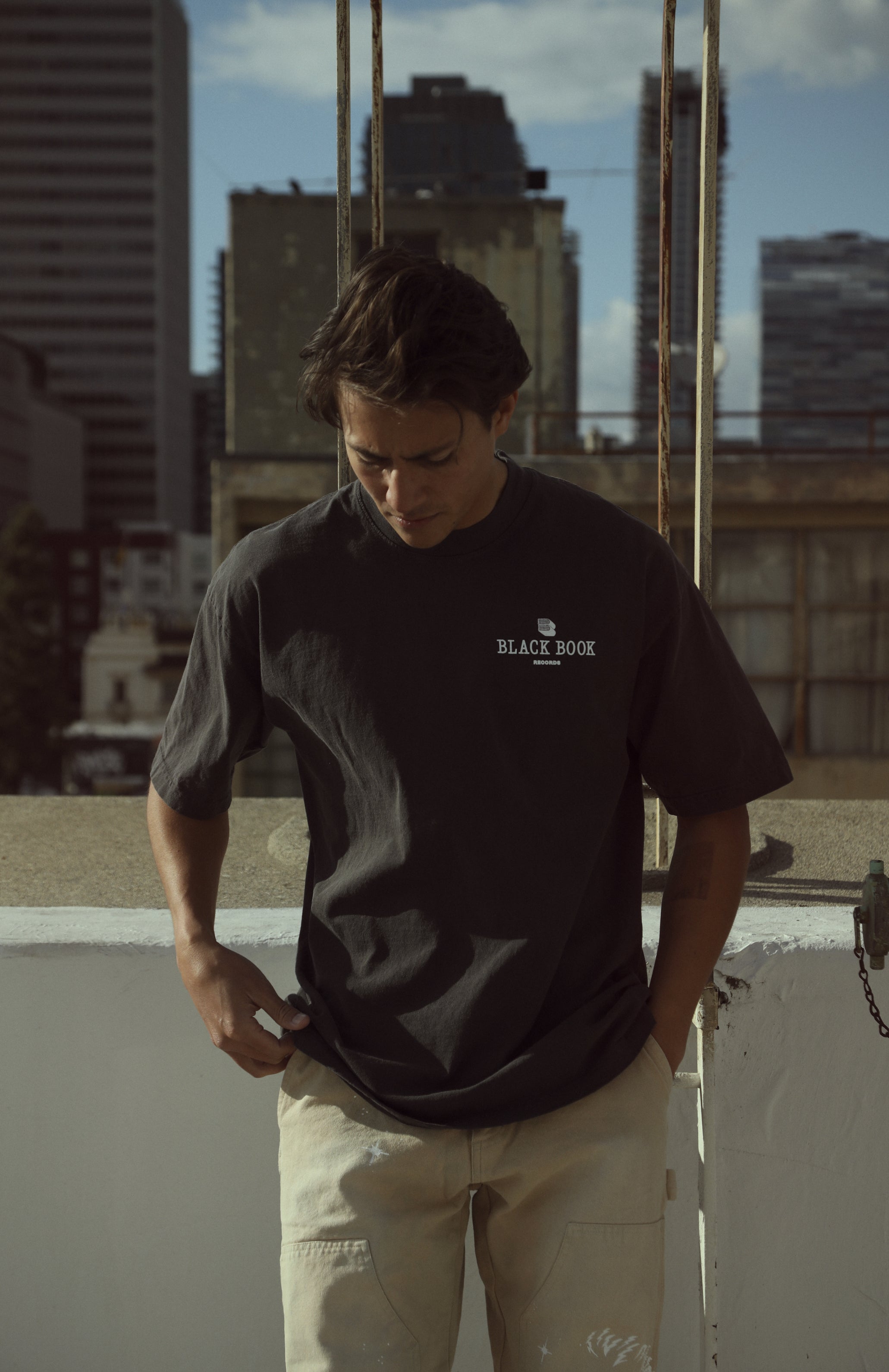 Hand Print Tee -"PREMIUM" OVERSIZED FIT