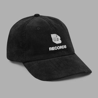 "VINTAGE STYLE" RECORDS BOOK CORDUROY DAD HAT