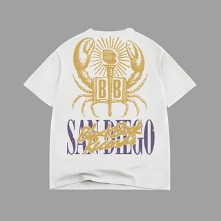 SAN DIEGO BLACK BOOK CRAB TEE