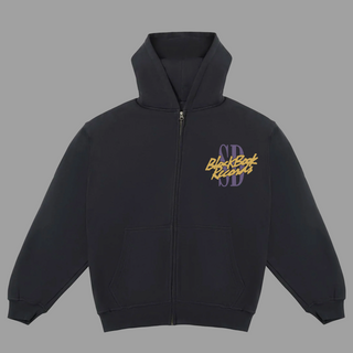 SAN DIEGO BLACK BOOK CRAB ZIP-UP HOODIE