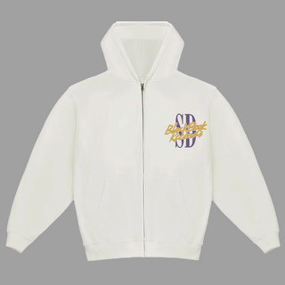 SAN DIEGO BLACK BOOK CRAB ZIP-UP HOODIE