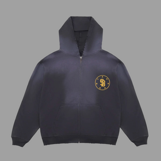 SAN DIEGO x BLACK BOOK ZIP-UP HOODIE