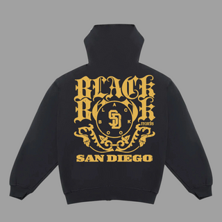SAN DIEGO x BLACK BOOK ZIP-UP HOODIE