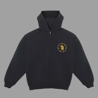 SAN DIEGO x BLACK BOOK ZIP-UP HOODIE