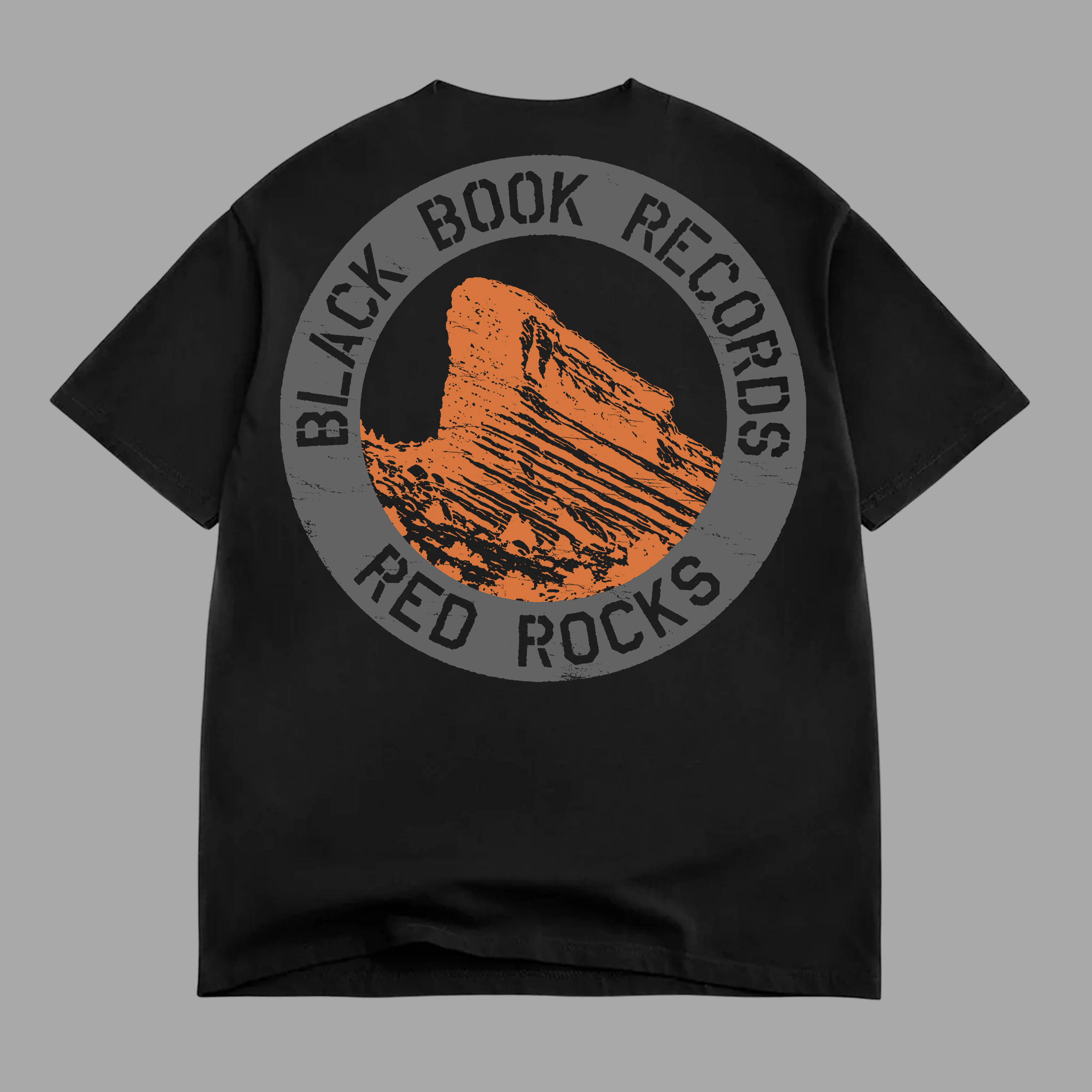 BLACK BOOK x RED ROCKS TEE - "PREMIUM-BOX FIT"