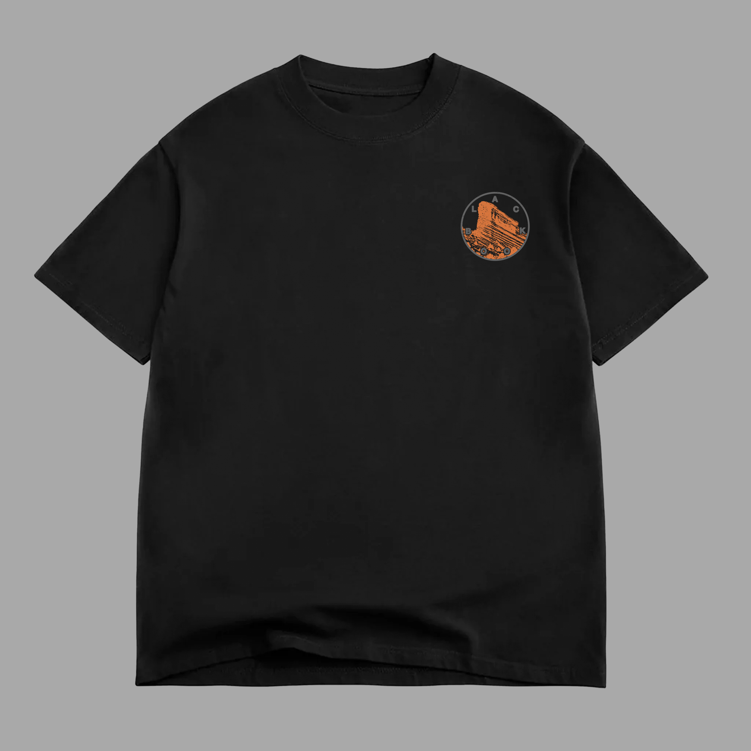 BLACK BOOK x RED ROCKS TEE - "PREMIUM-BOX FIT"