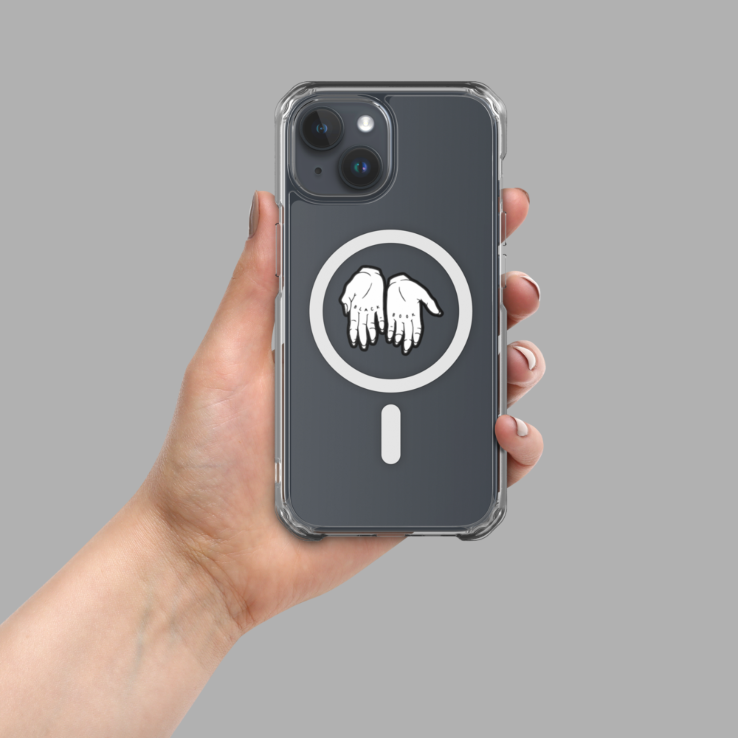 HANDS PHONE CASE - CLEAR