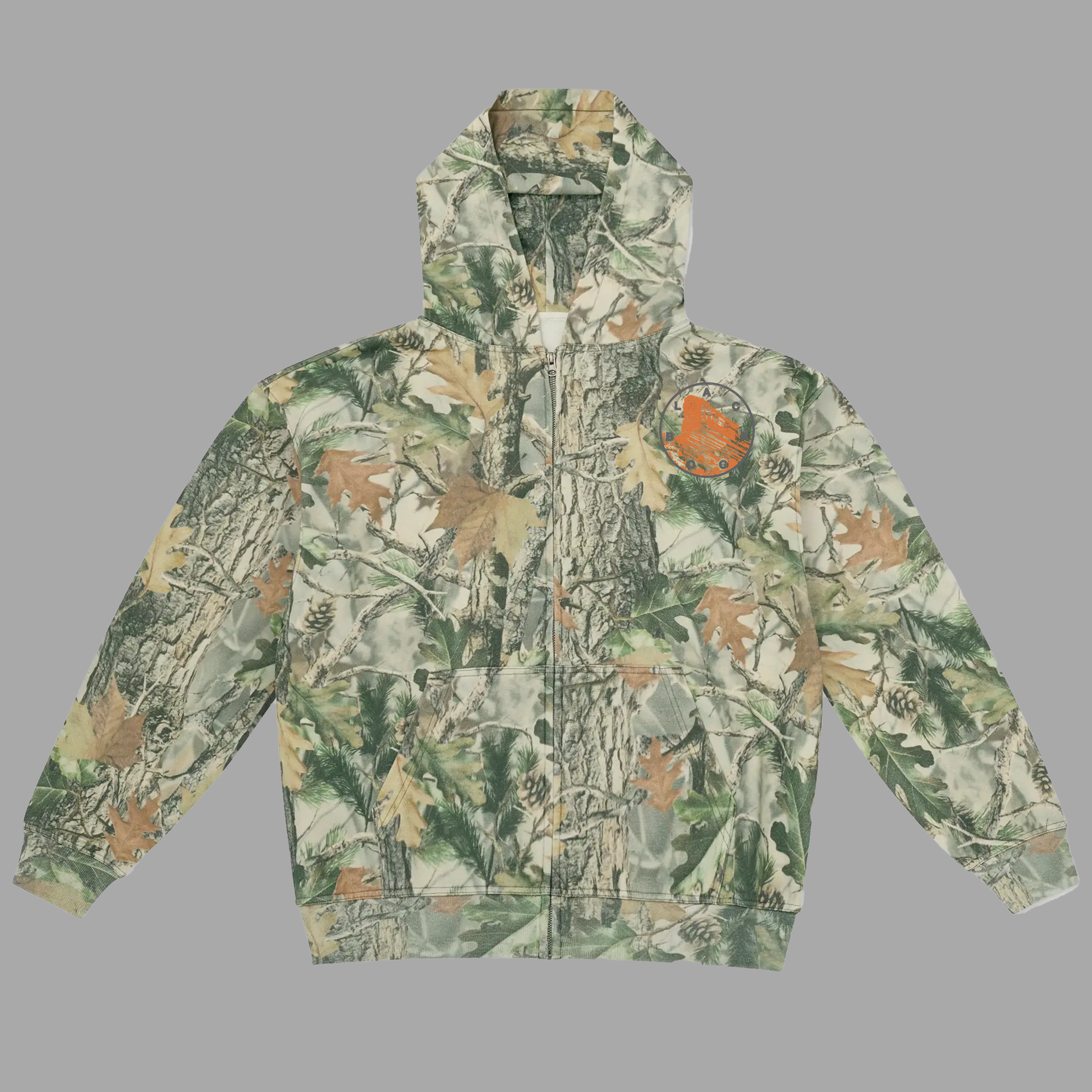 BLACK BOOK x RED ROCKS ZIP-UP HOODIE - "PREMIUM-BOX FIT"