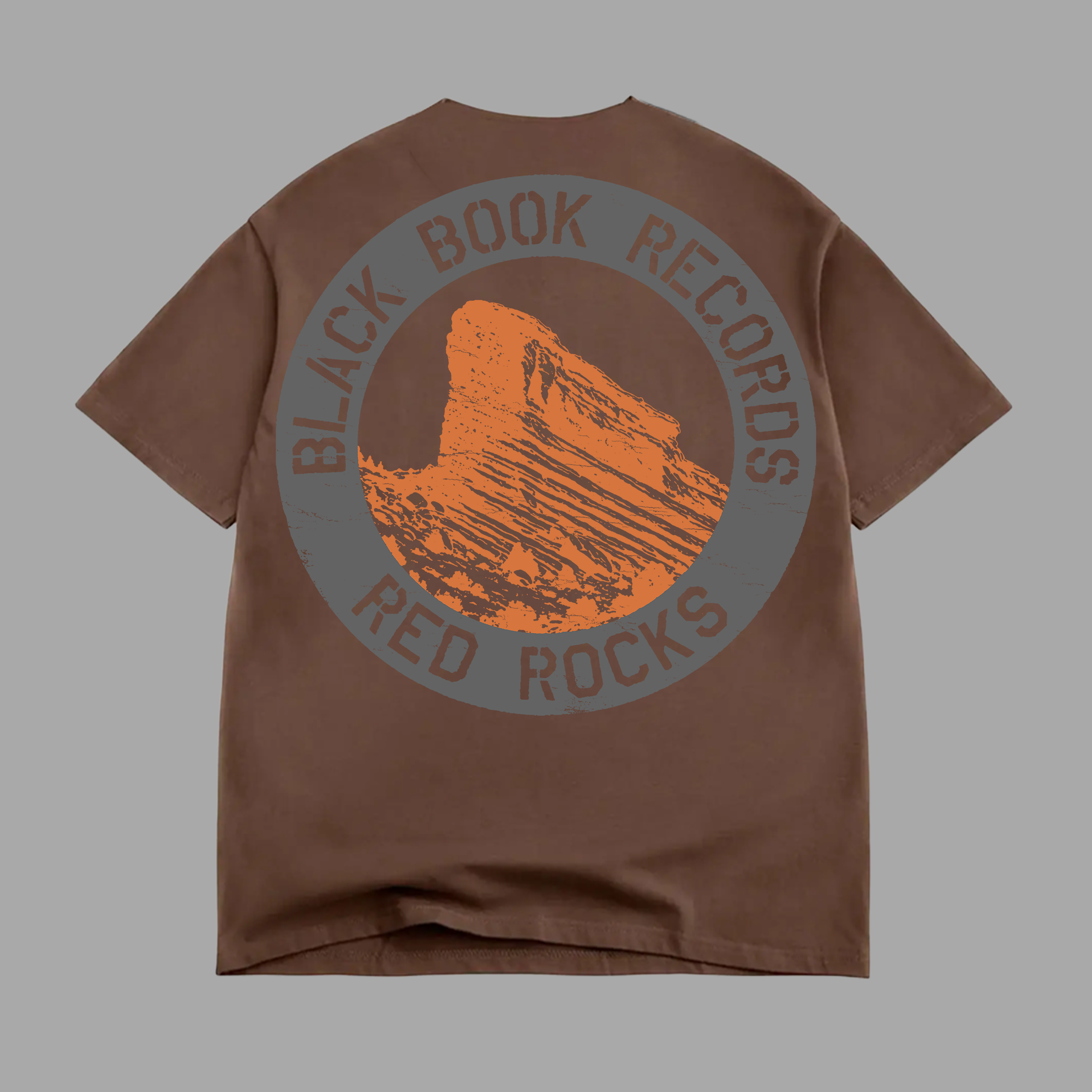 BLACK BOOK x RED ROCKS TEE - "PREMIUM-BOX FIT"