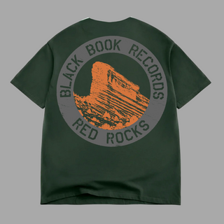 "PREMIUM-BOX FIT" BLACK BOOK x RED ROCKS TEE