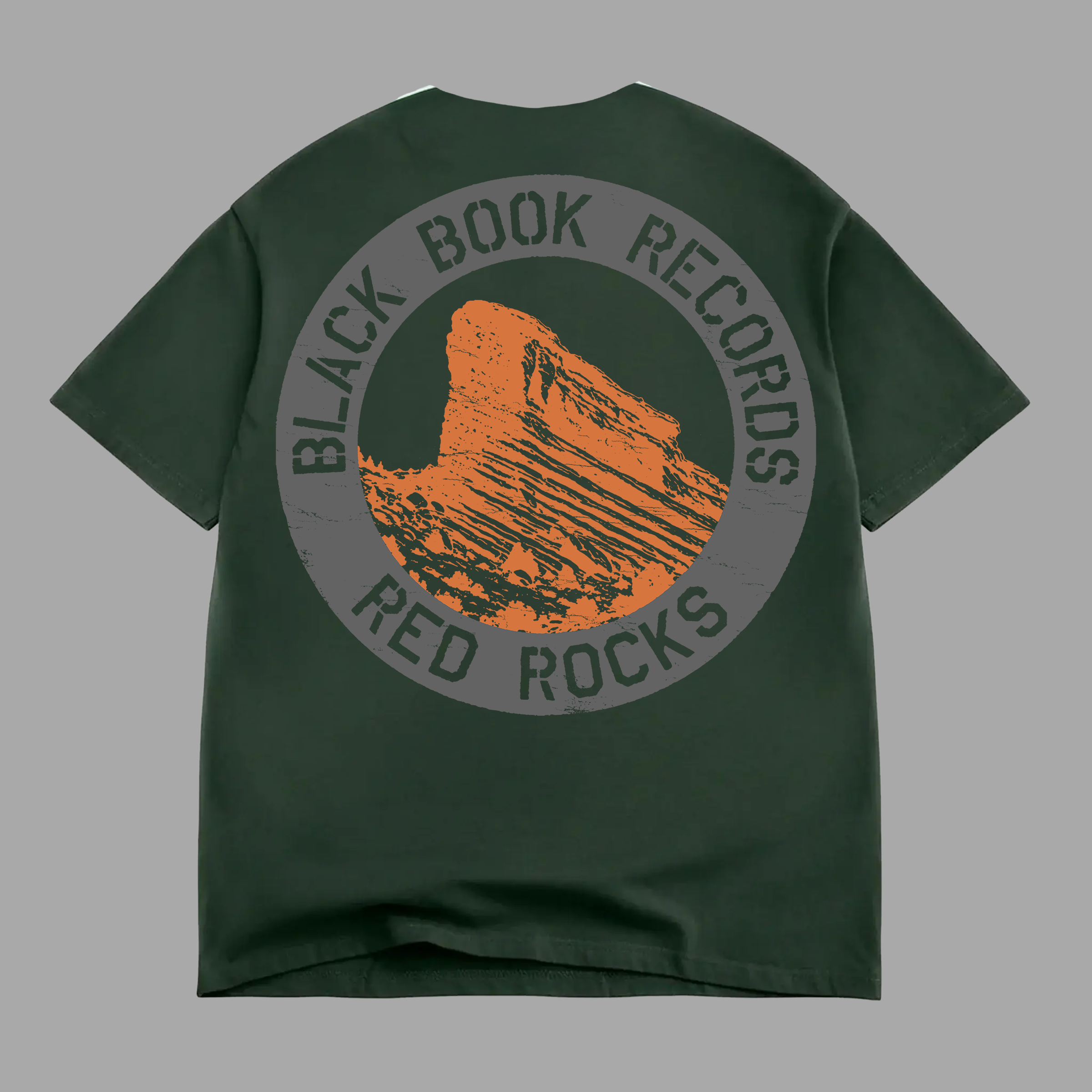 BLACK BOOK x RED ROCKS TEE - "PREMIUM-BOX FIT"