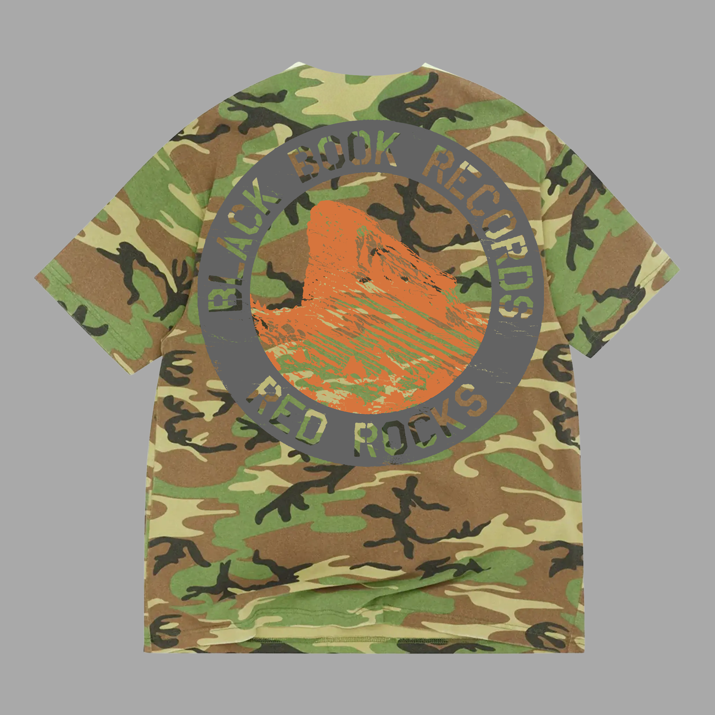BLACK BOOK x RED ROCKS TEE - "PREMIUM-BOX FIT"