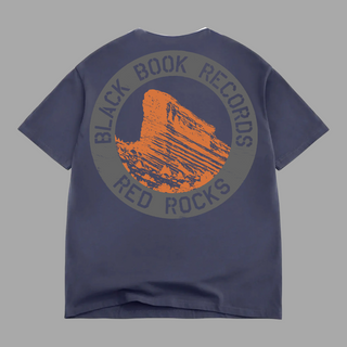 "PREMIUM-BOX FIT" BLACK BOOK x RED ROCKS TEE