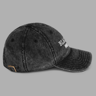 "VINTAGE STYLE" BLACK BOOK RECORDS DAD HAT