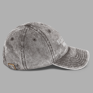 "VINTAGE STYLE" BLACK BOOK RECORDS DAD HAT